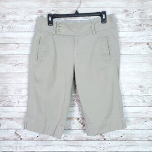 Eddie Bauer Womens Bermuda Shorts Size 6 Vashon Fit Beige 757